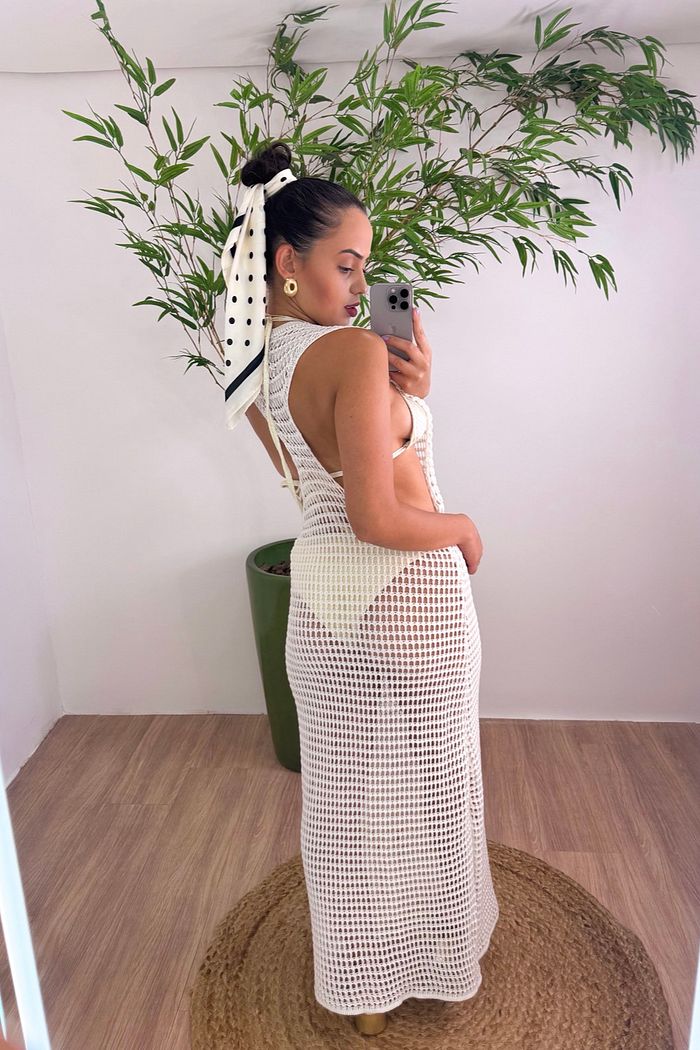 VESTIDO GRÉCIA - OFF WHITE