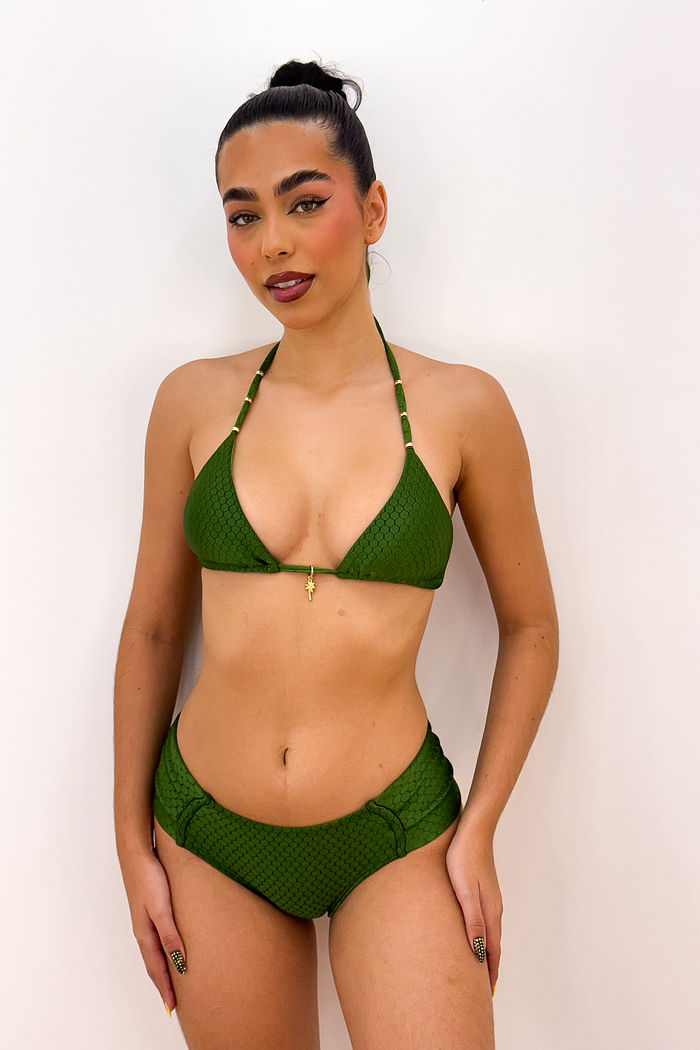 CORTININHA SERENO - VERDE MILITAR