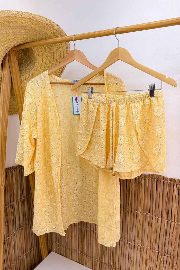 KIT FLORA - AMARELO MANTEIGA