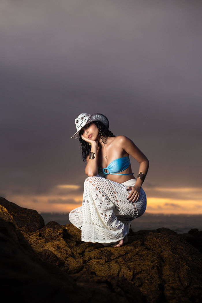 CALÇA TRICÔ OCEÂNICA - BRANCA