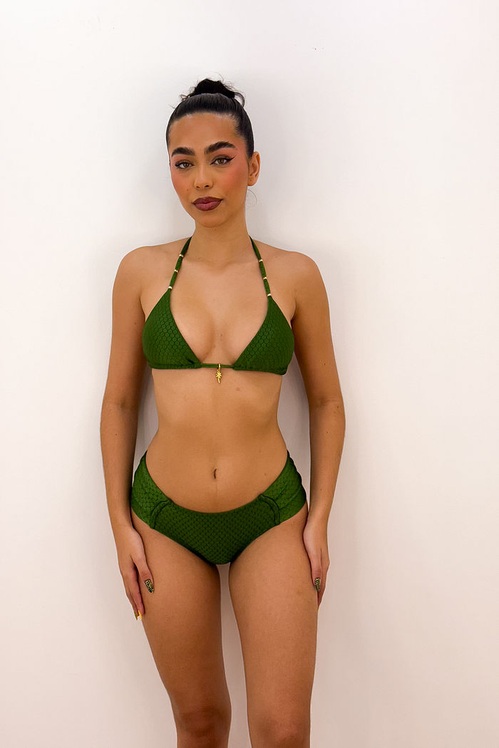 CORTININHA SERENO - VERDE MILITAR