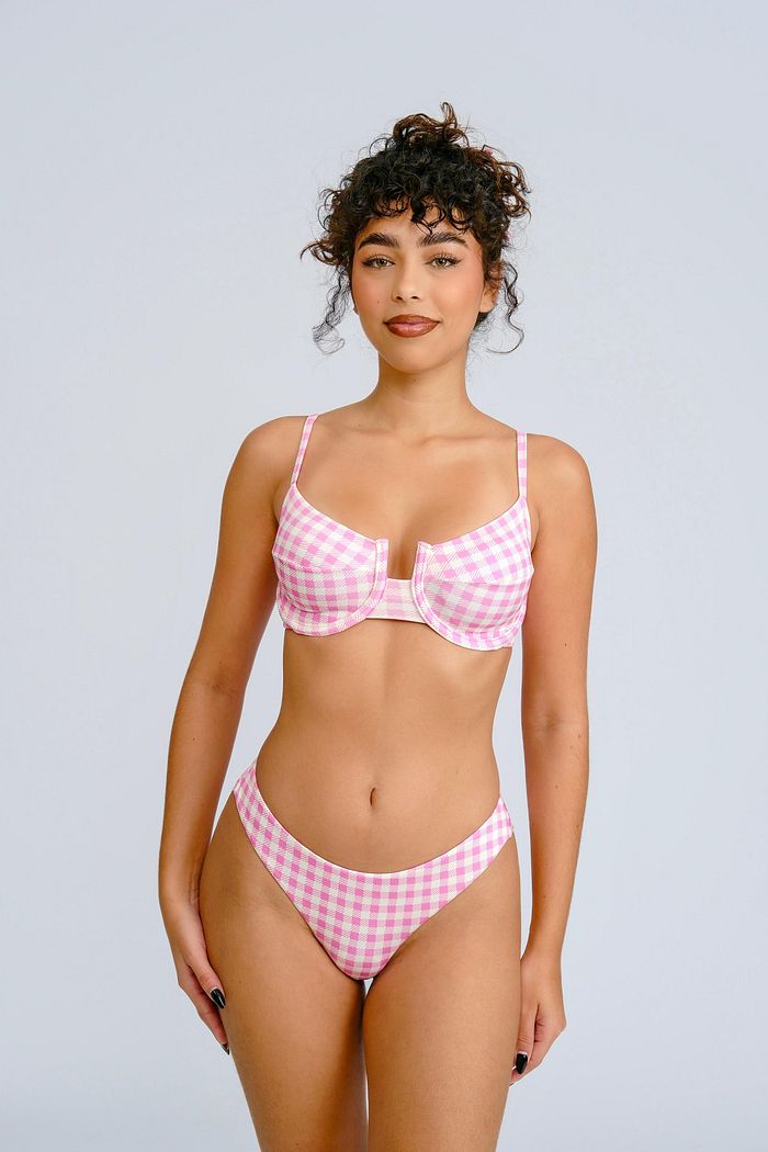 XADREZ ROSA - ARO CALCINHA ASA DELTA