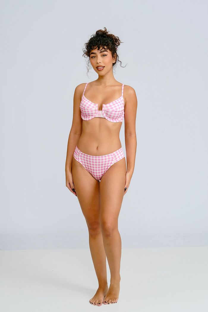 XADREZ ROSA - ARO CALCINHA TRADICIONAL