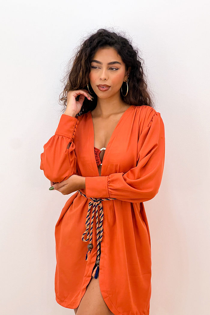 CAMISA CHARLOTE - TERRACOTA