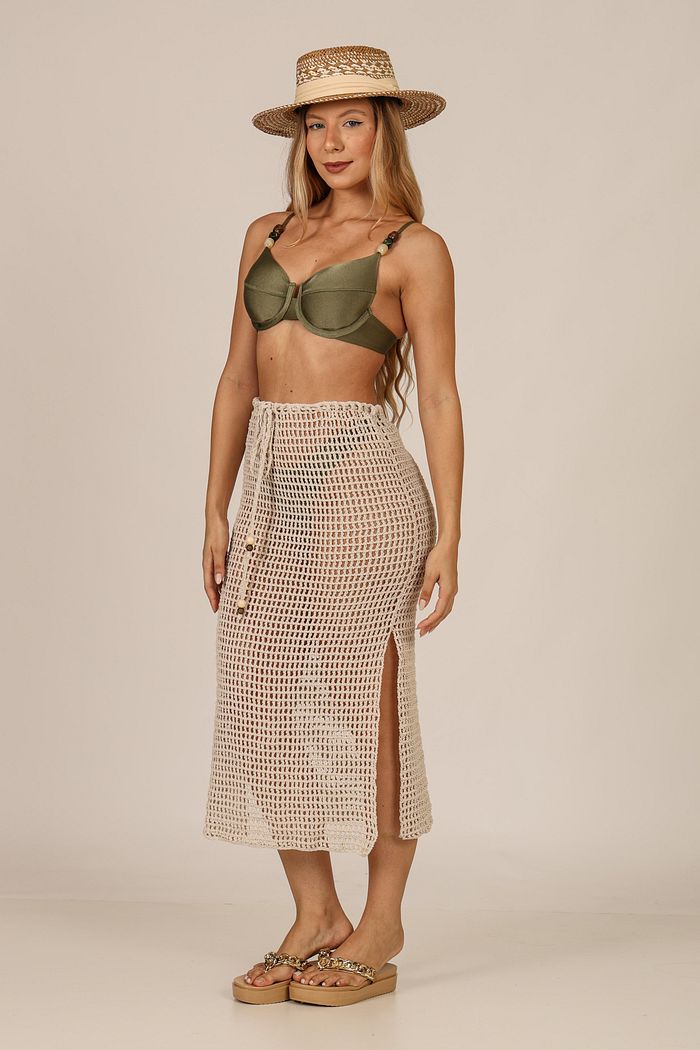 SAIA CROCHÊ - AREIA