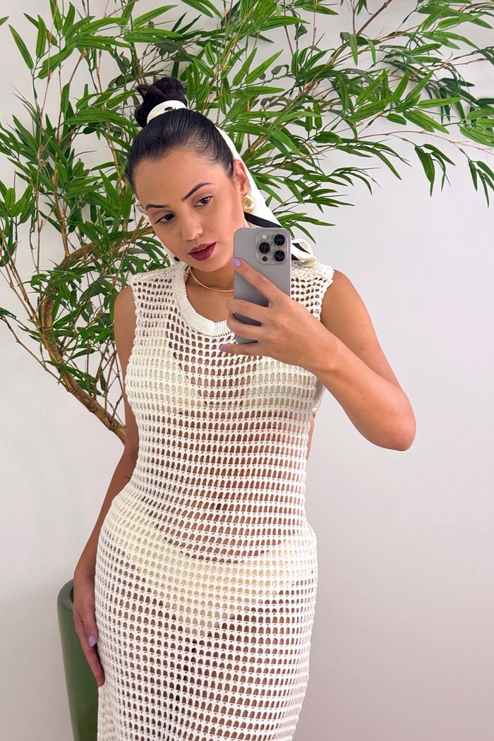 VESTIDO GRÉCIA - OFF WHITE