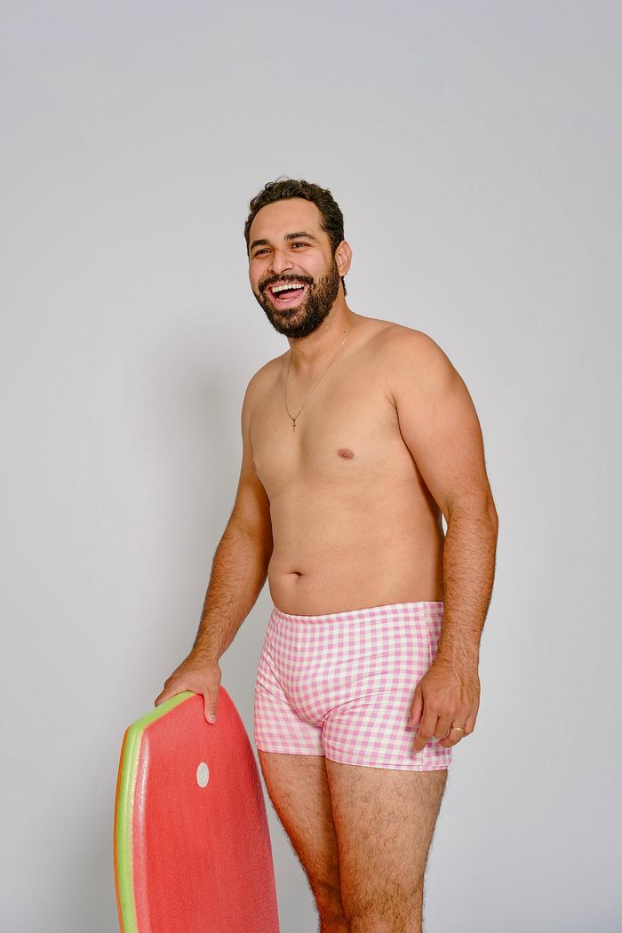 XADREZ ROSA - SUNGA BOX