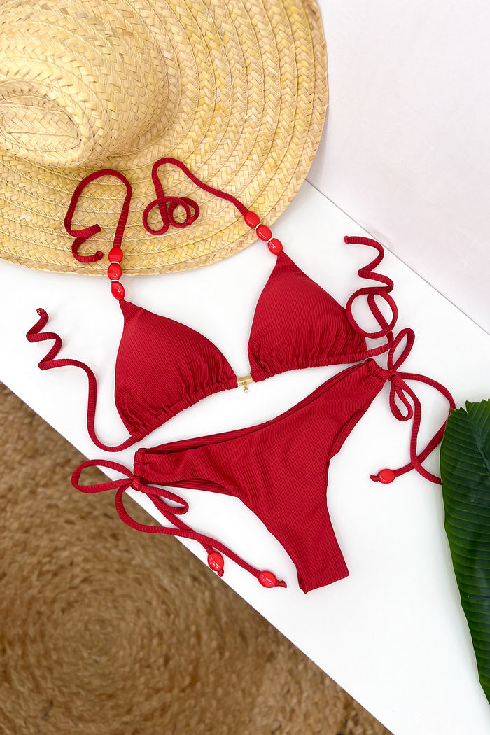 CORTININHA ÍRIS - VERMELHO