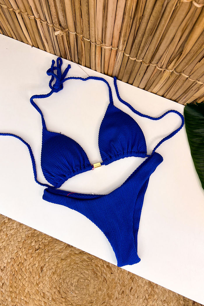 CORTININHA ASA DELTA FIRENZZI - AZUL BIC