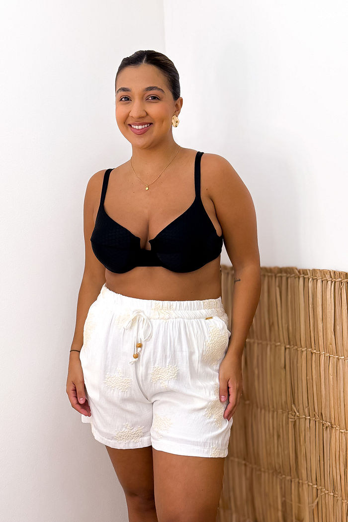 SHORT VENEZA - OFF WHITE