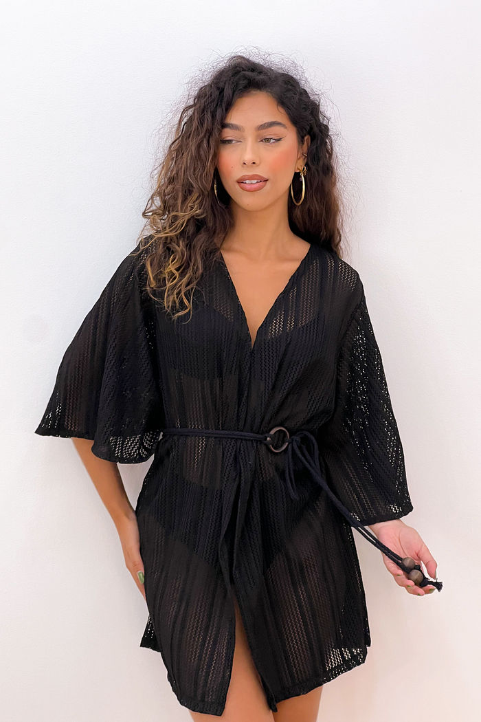KIMONO TRANCOSO - PRETO