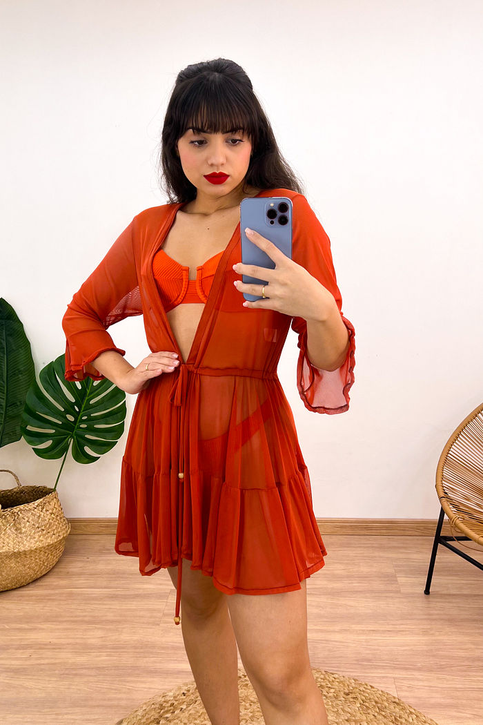 SAIDA CURTA ILUSION - TERRACOTA