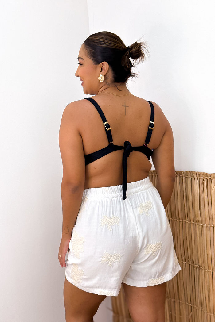 SHORT VENEZA - OFF WHITE