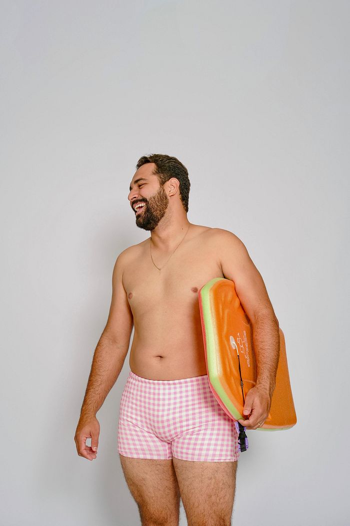 XADREZ ROSA - SUNGA BOX