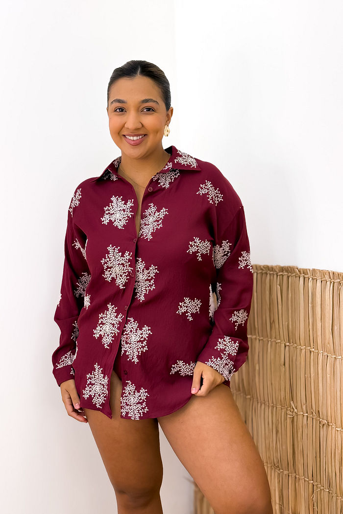 CHEMISE VENEZA - BORDÔ