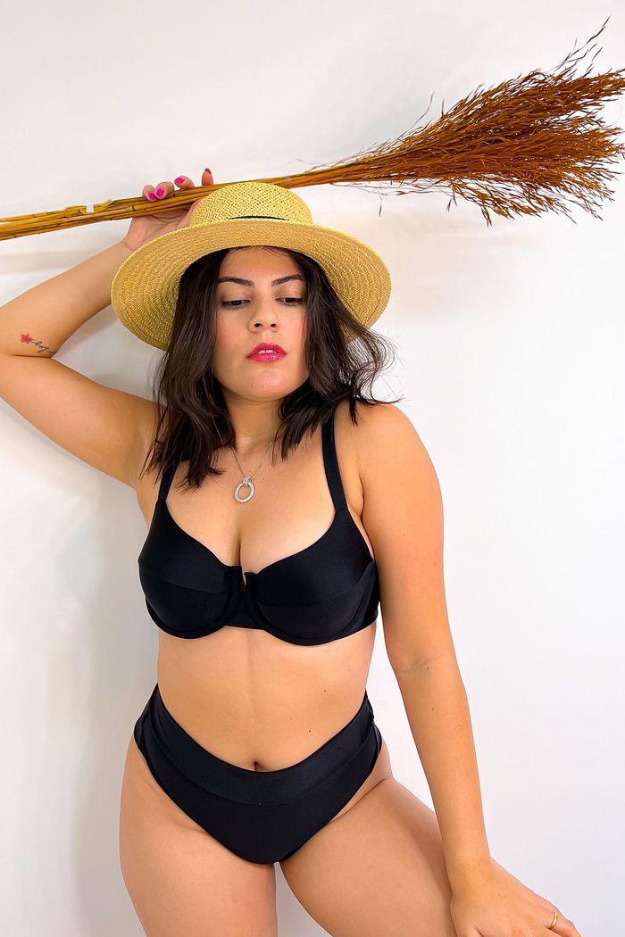 ARO RETRÔ HOT PANTS - PRETO