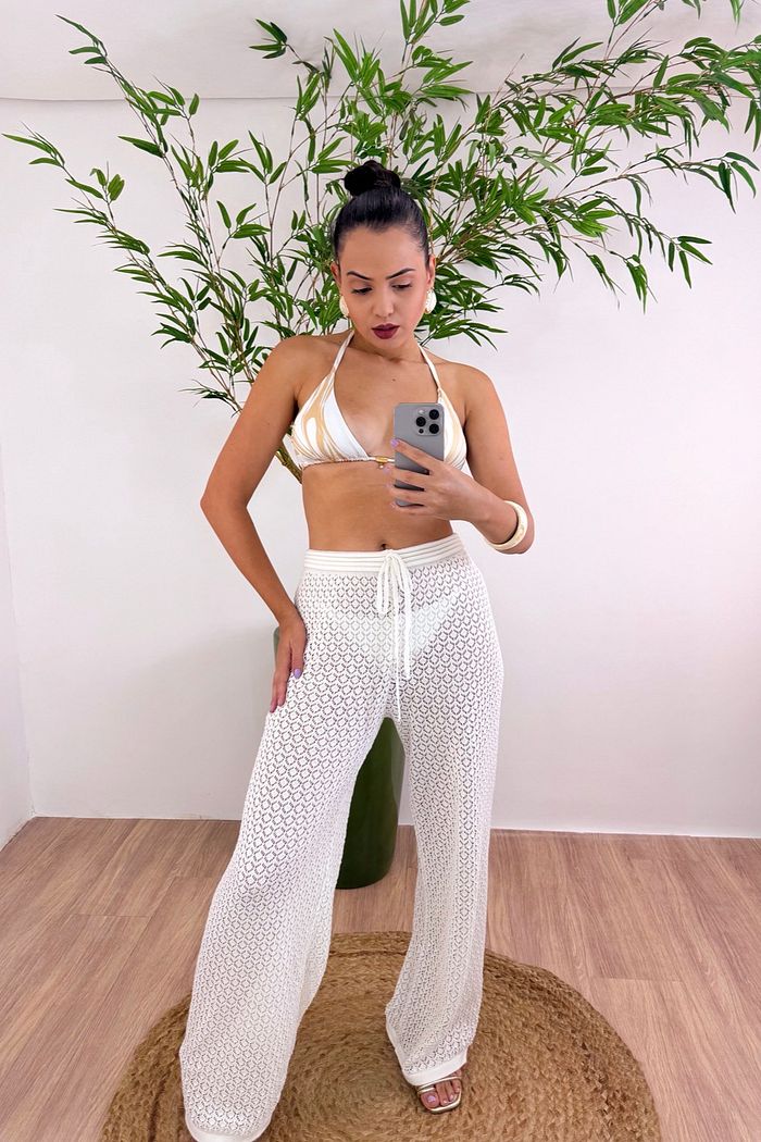 CALÇA GRÉCIA - OFF WHITE