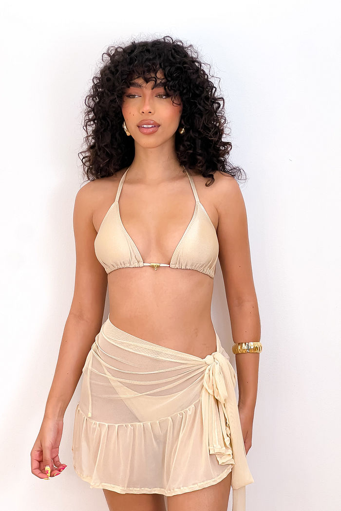 SAIA CURTA ILUSION - OFF WHITE