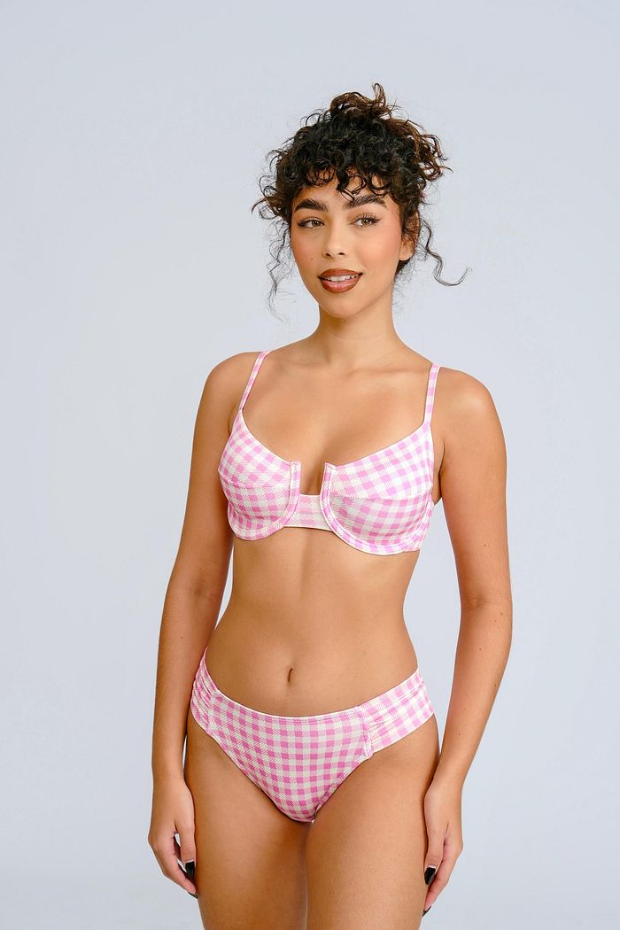 XADREZ ROSA - ARO CALCINHA TRADICIONAL