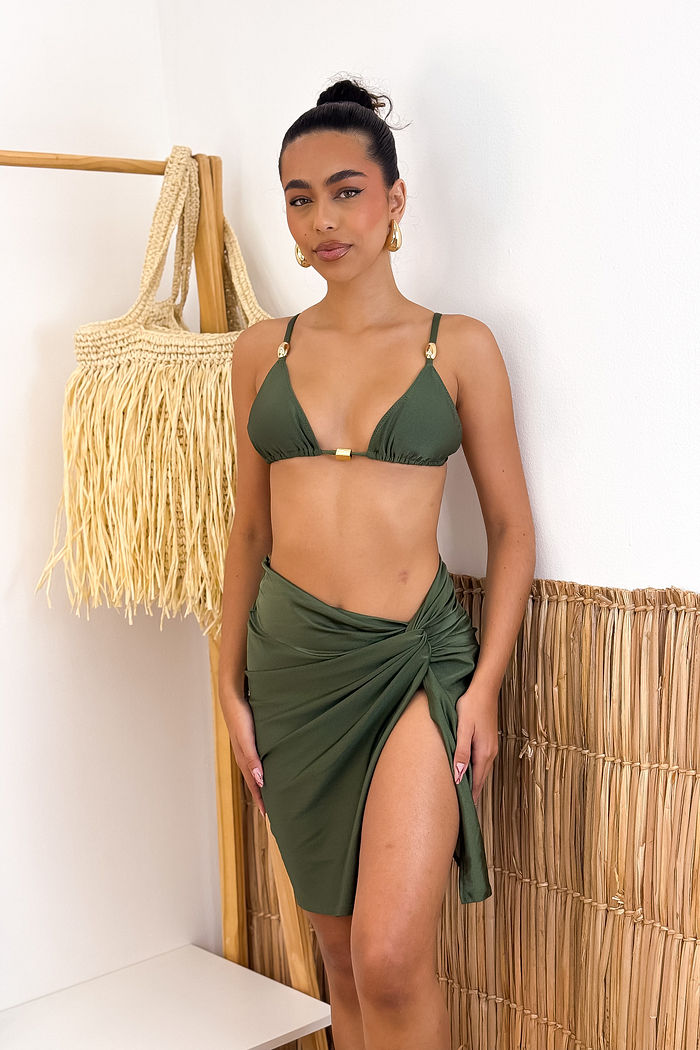 SAIA DUNA CURTA - VERDE MILITAR