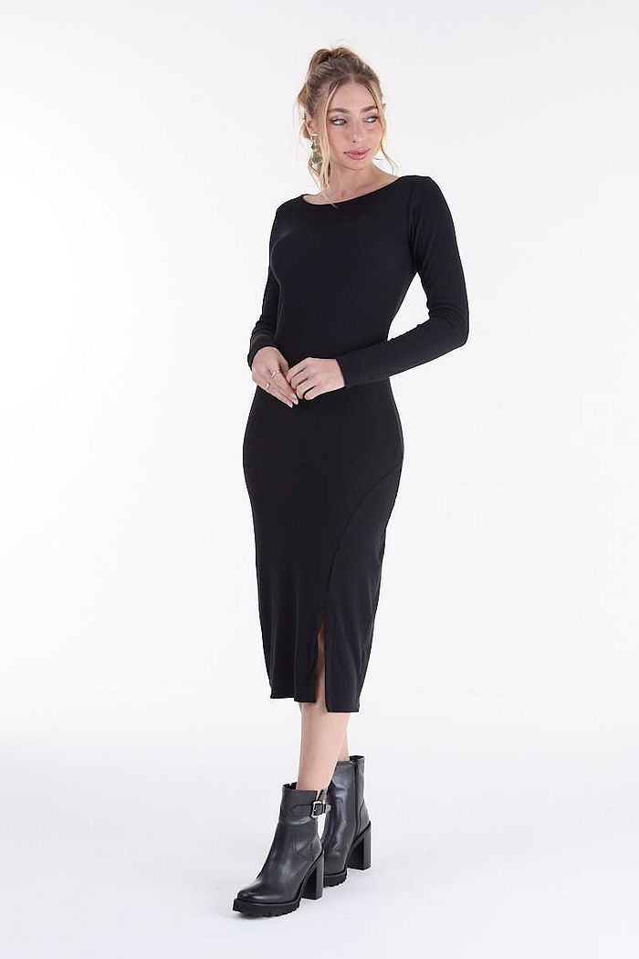 VESTIDO RIBANA CANELADA 2X1