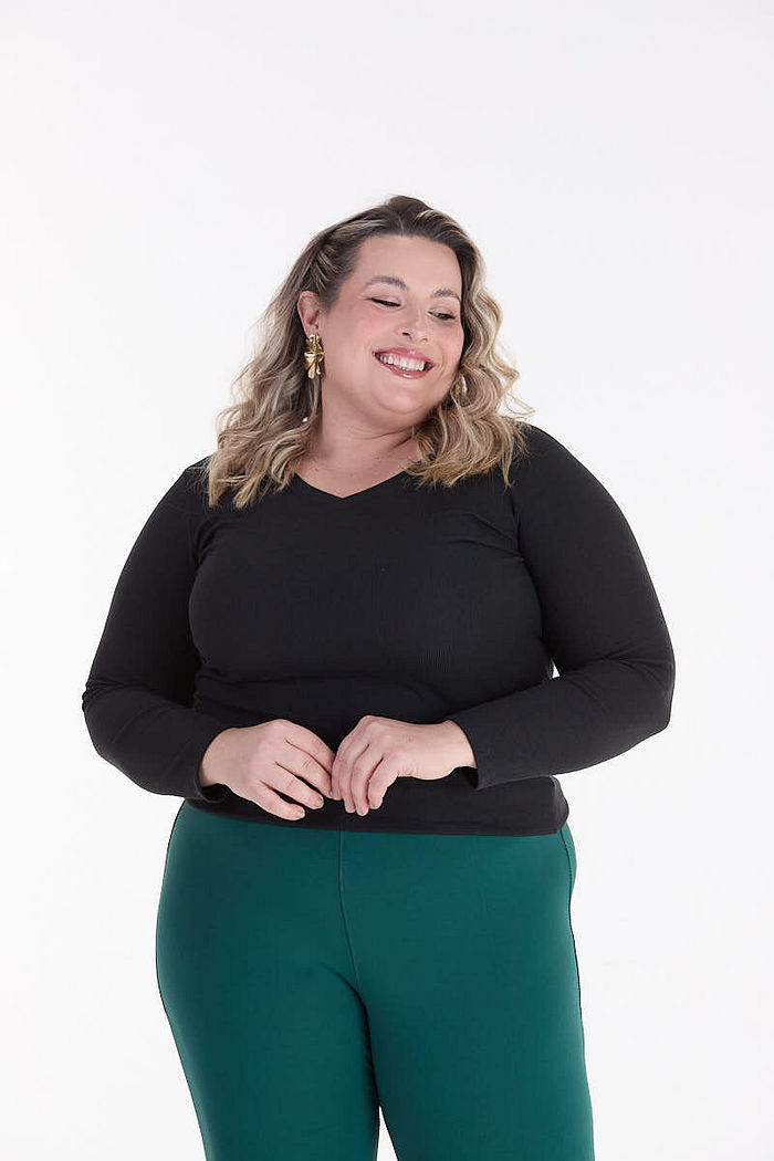 BLUSA PS ML RIBANA 2X1  DEC V