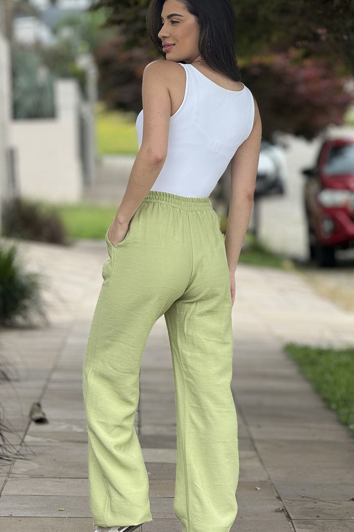 Wide Leg Rafaela Verde