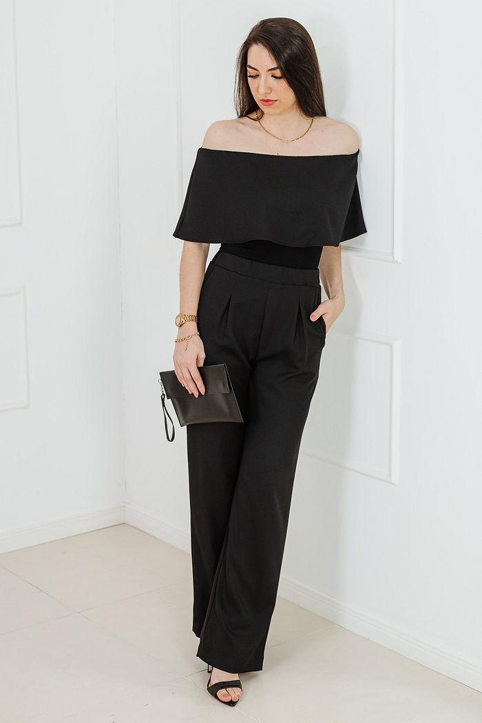 Cropped Alongado Omb-Omb Preto