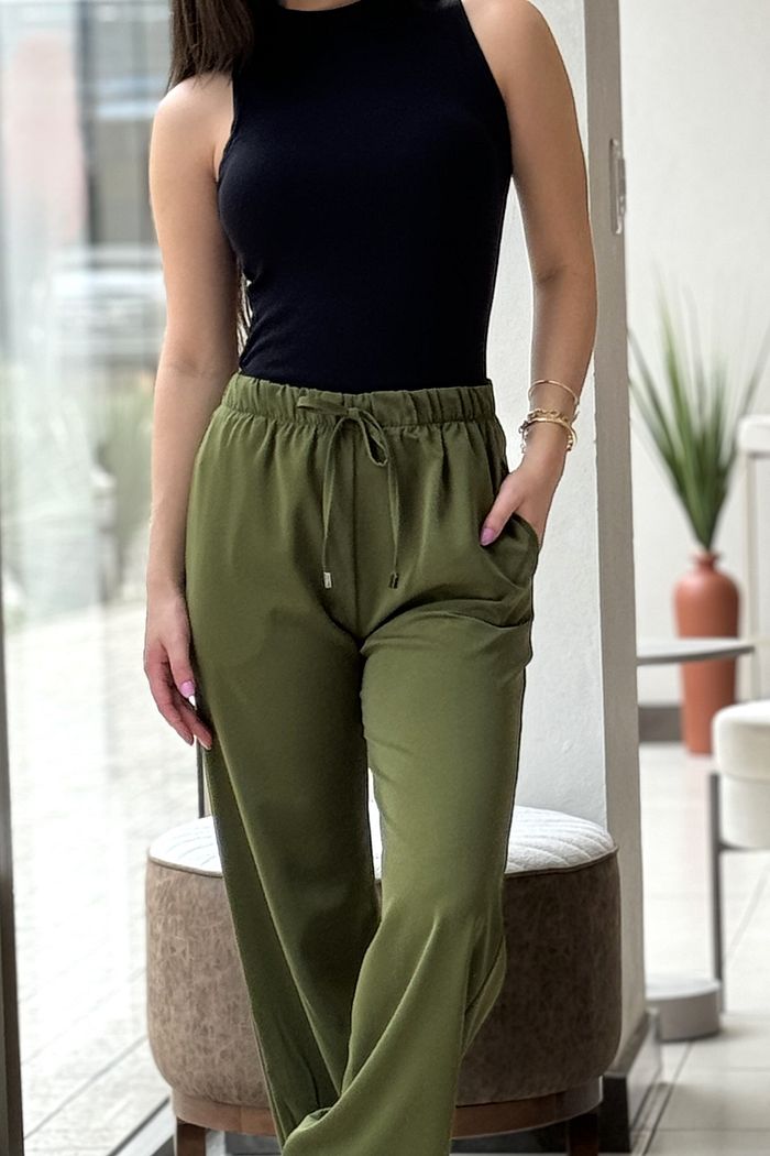 Wide Leg Flow Verde