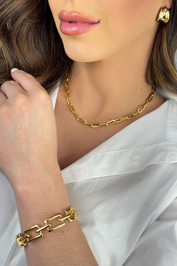 Bracelete Kaci Dourado