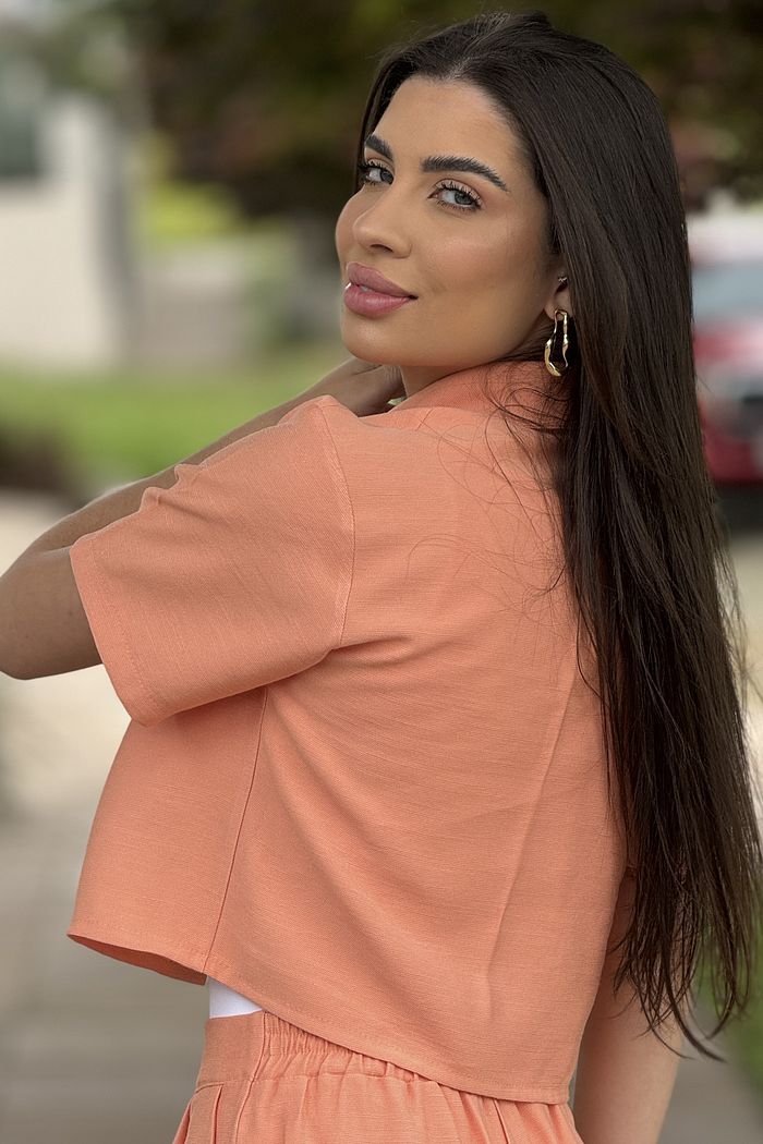 Camisa Rafaela Coral