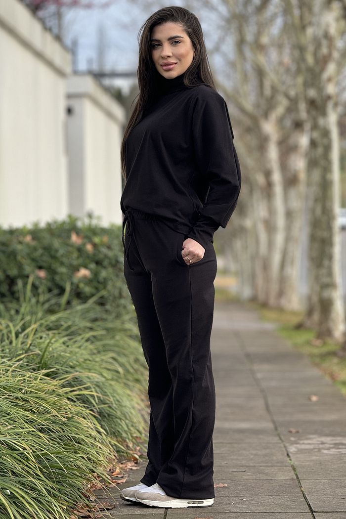 Wide Leg Supersoft Preto