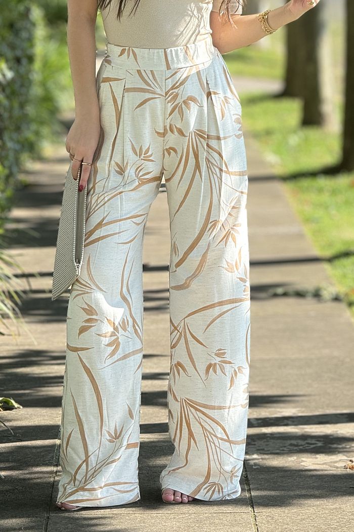 Pantalona Kaci Estampada Toffee