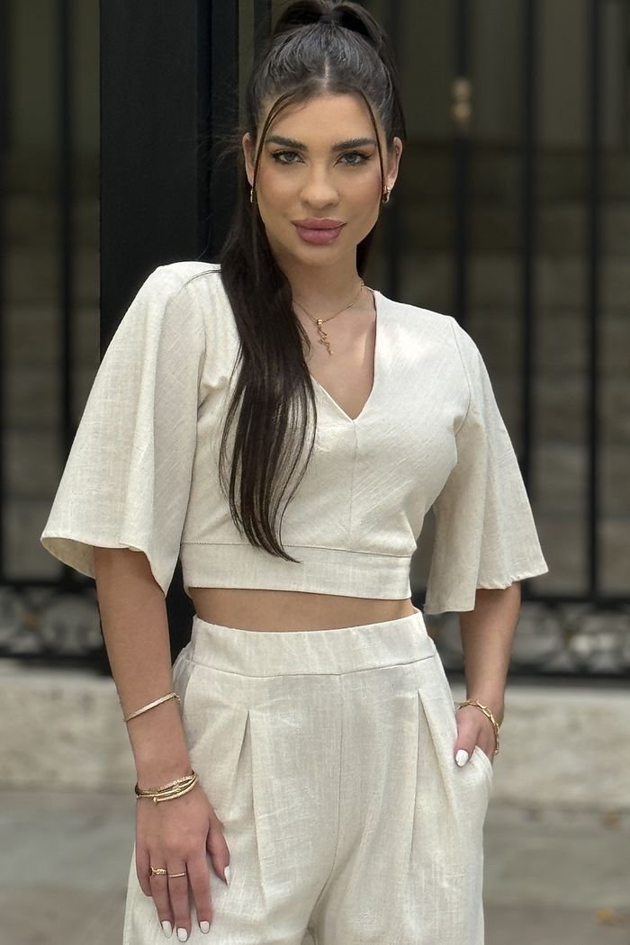 Cropped Kaci Natural