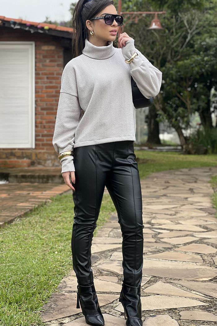 Blusa Tricot Giovana Gelo