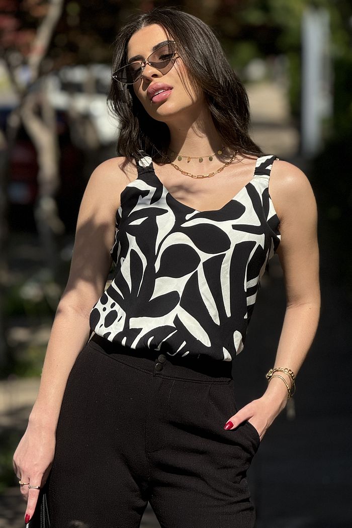 Blusa Marcela Estampada