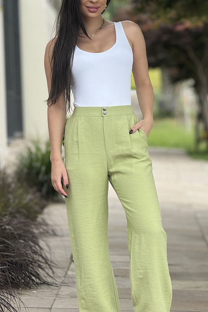 Wide Leg Rafaela Verde
