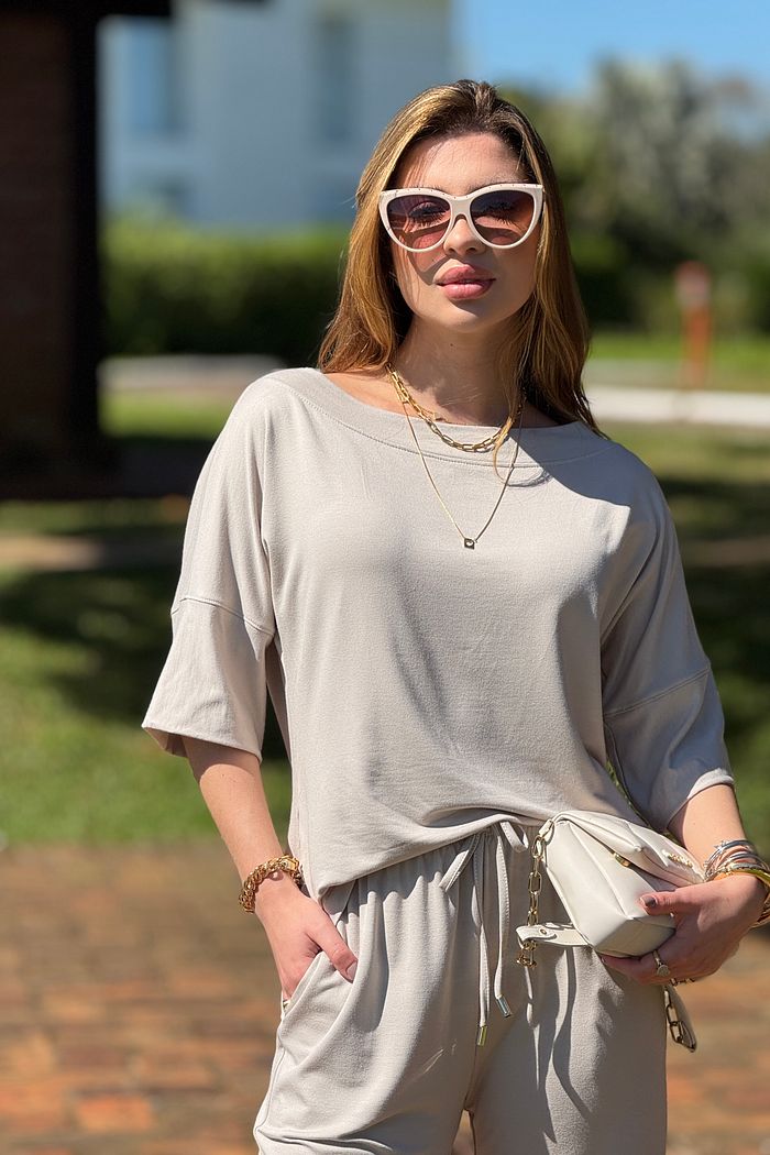 Blusa Summer Soft Gelo