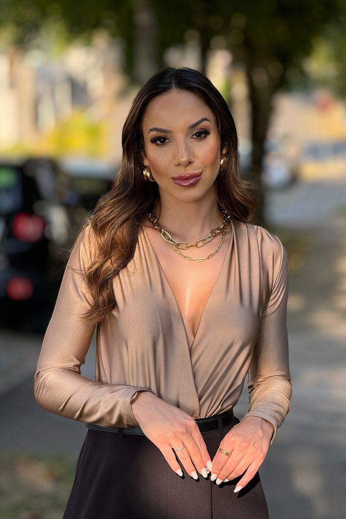 Body Transpassado Cappuccino