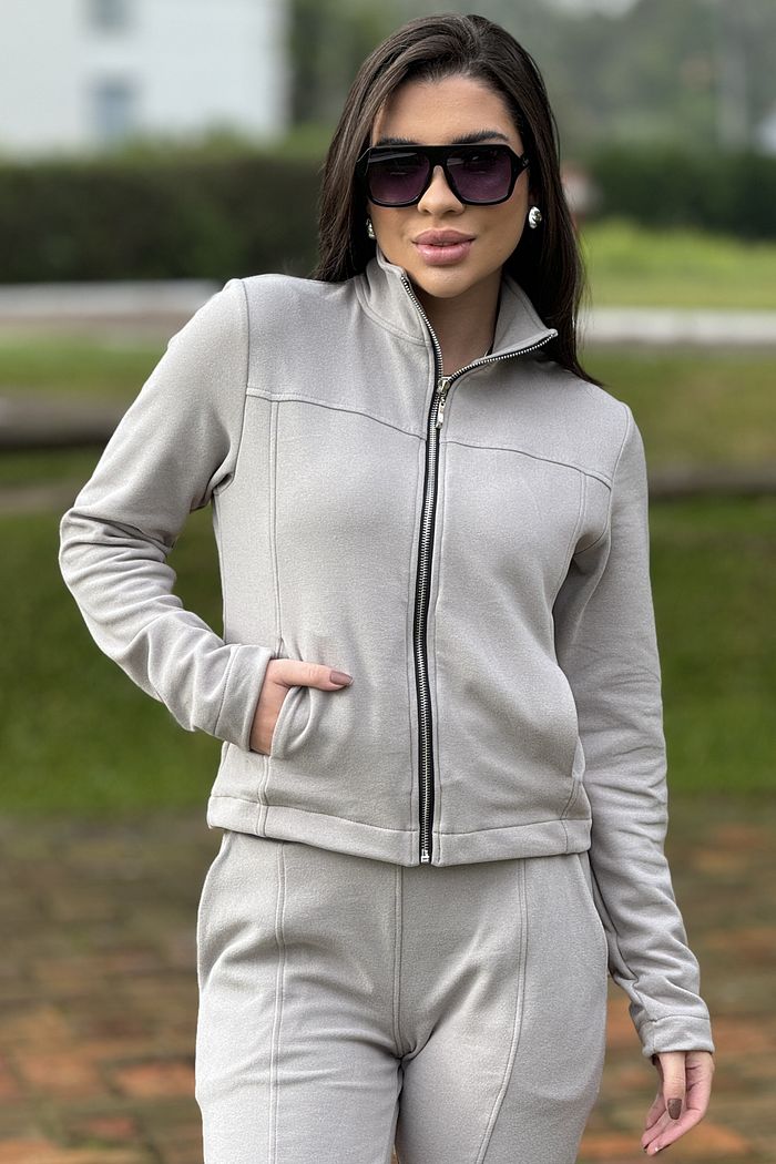 Jaqueta Helena Cinza