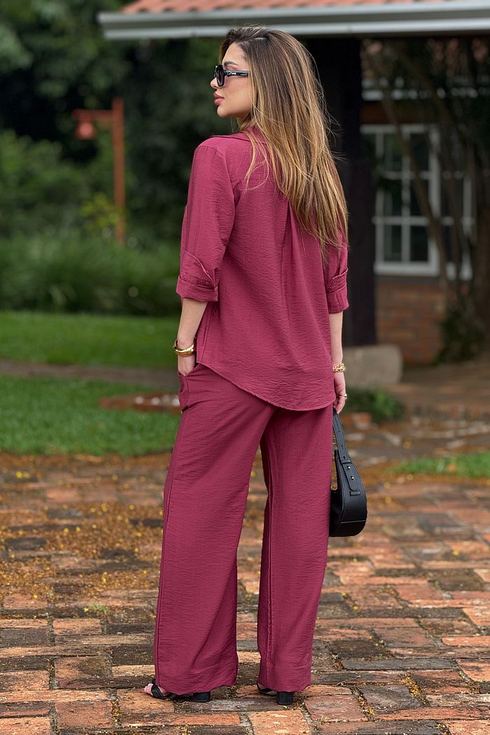 Pantalona Erika Summer Bordo