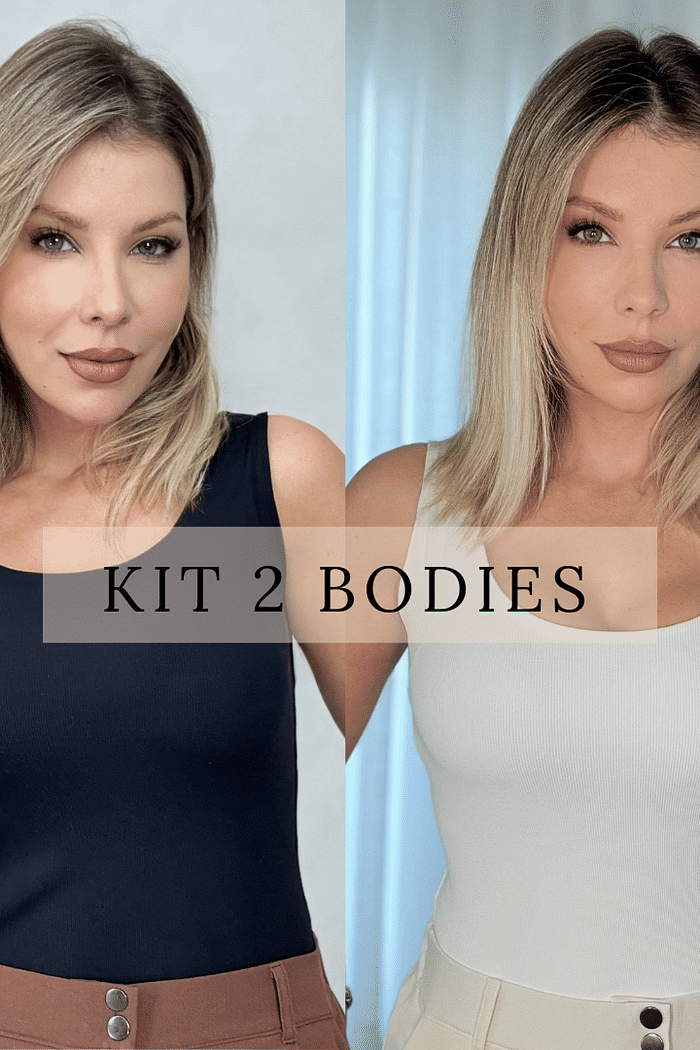 KIT 2 BODIES GOLA HALTER BASIC