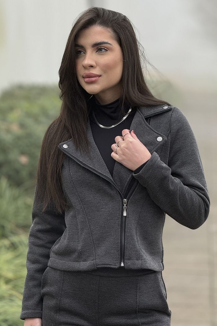 Jaqueta Vitoria Chumbo