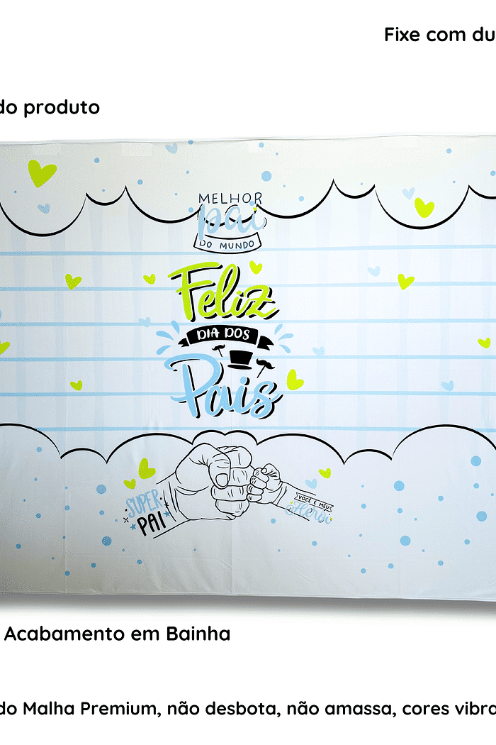 Painel para o Dia dos Pais 2024 Paizão meu amigo, meu herói