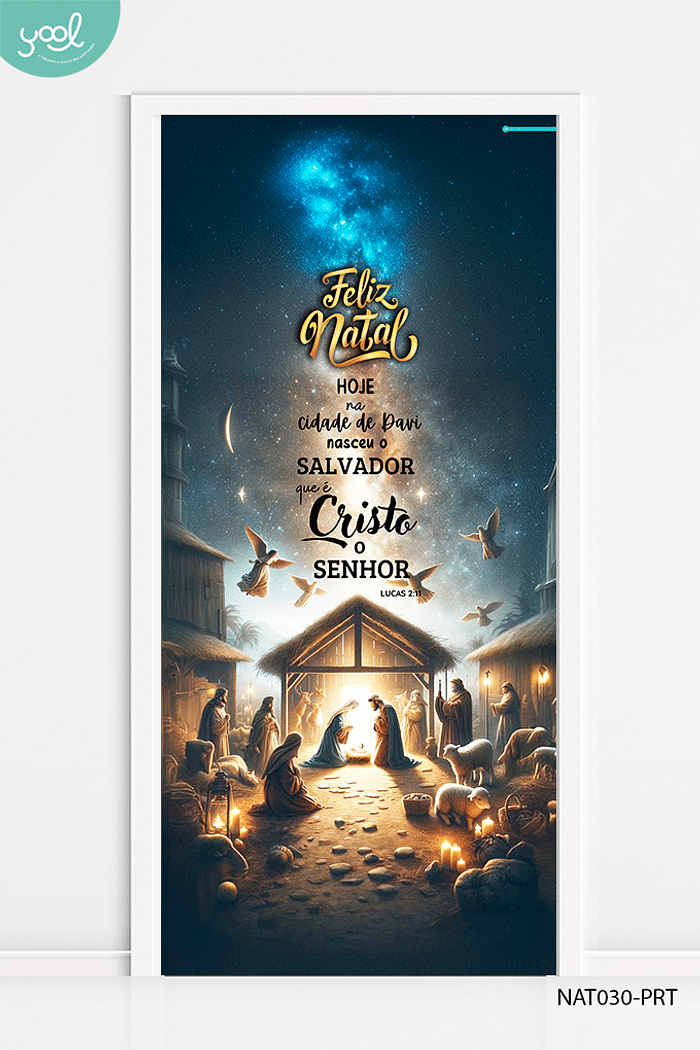 Capa de Porta Natal Lucas 2:11