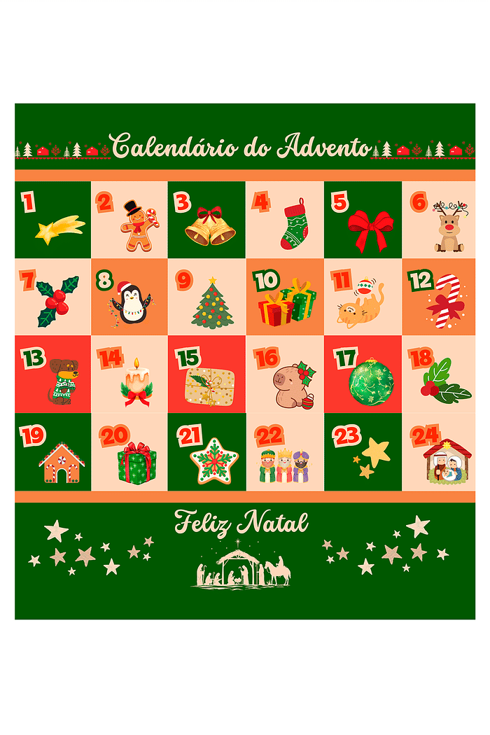 Calendário do Advento de Natal