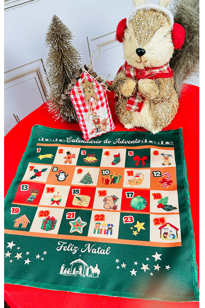Mini Calendário do Advento de Geladeira