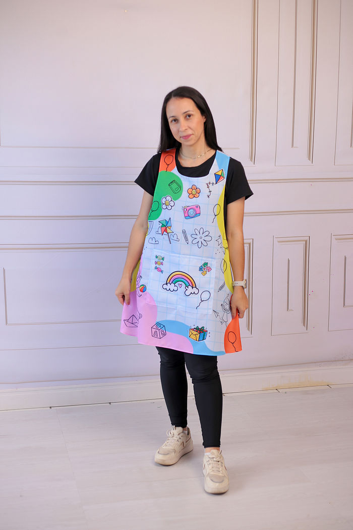 Avental Japonês Escolar / Aniversários