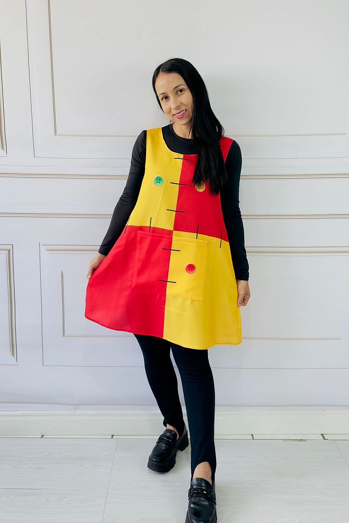 Avental Japonês Emilia Sitio do Pica Pau Amarelo