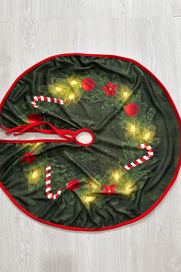Saia de Pinheiro de Natal Guirlanda iluminada